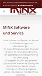Mobile Screenshot of minx-soft.de